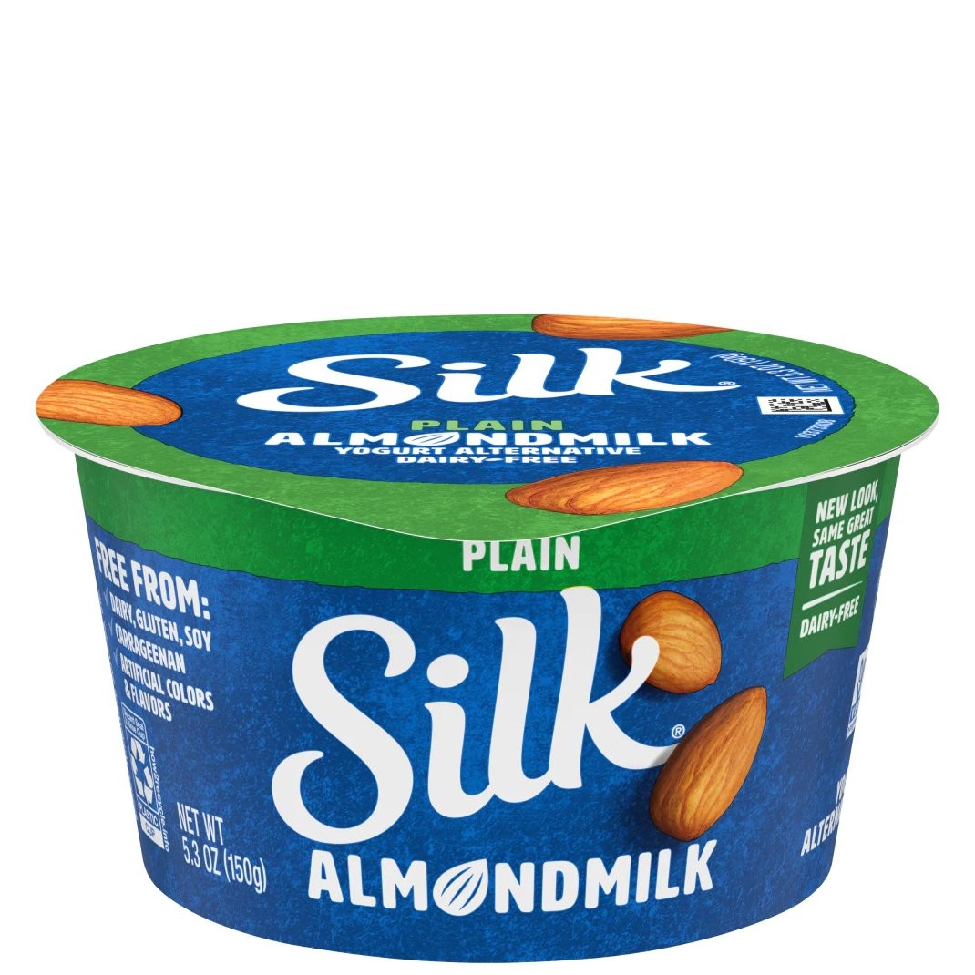 SILK YOGURT ALMOND MILK PLAIN 5.3oz