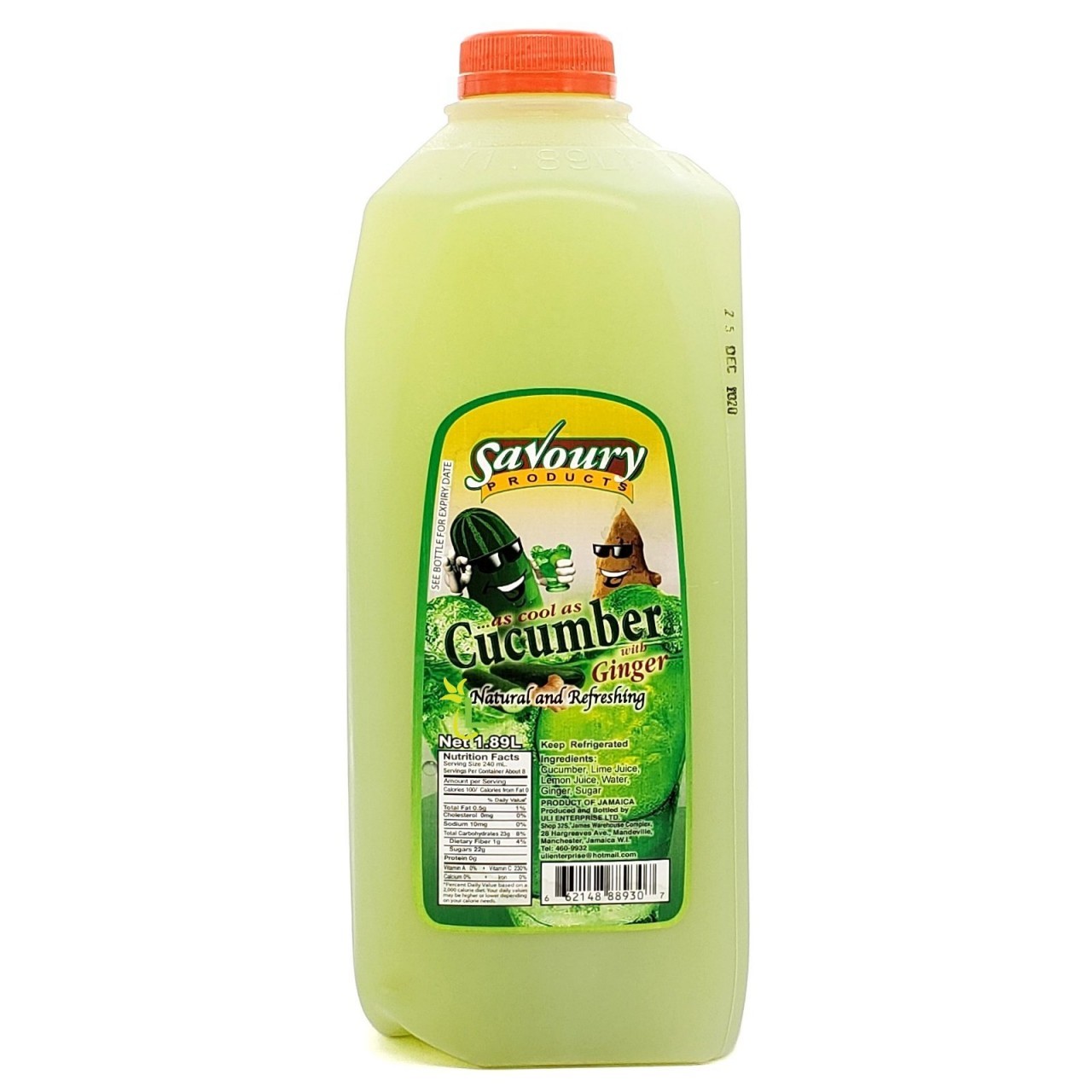 SAVOURY CUCUMBER W/GINGER 1.89ml