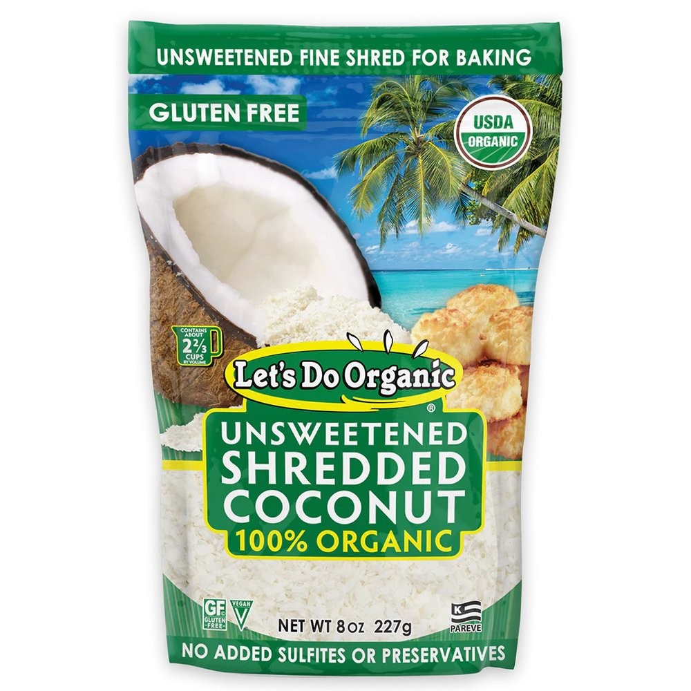 LETS DO COCONUT SHRED ORG 8oz