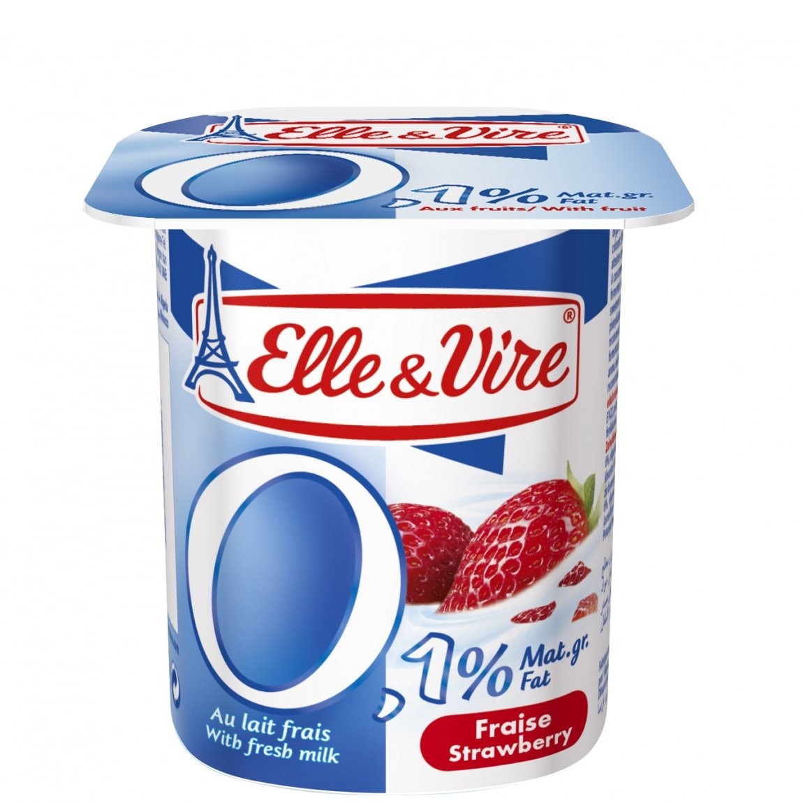 ELLE & VIRE FRUITS STRAWBERRY LT 125g