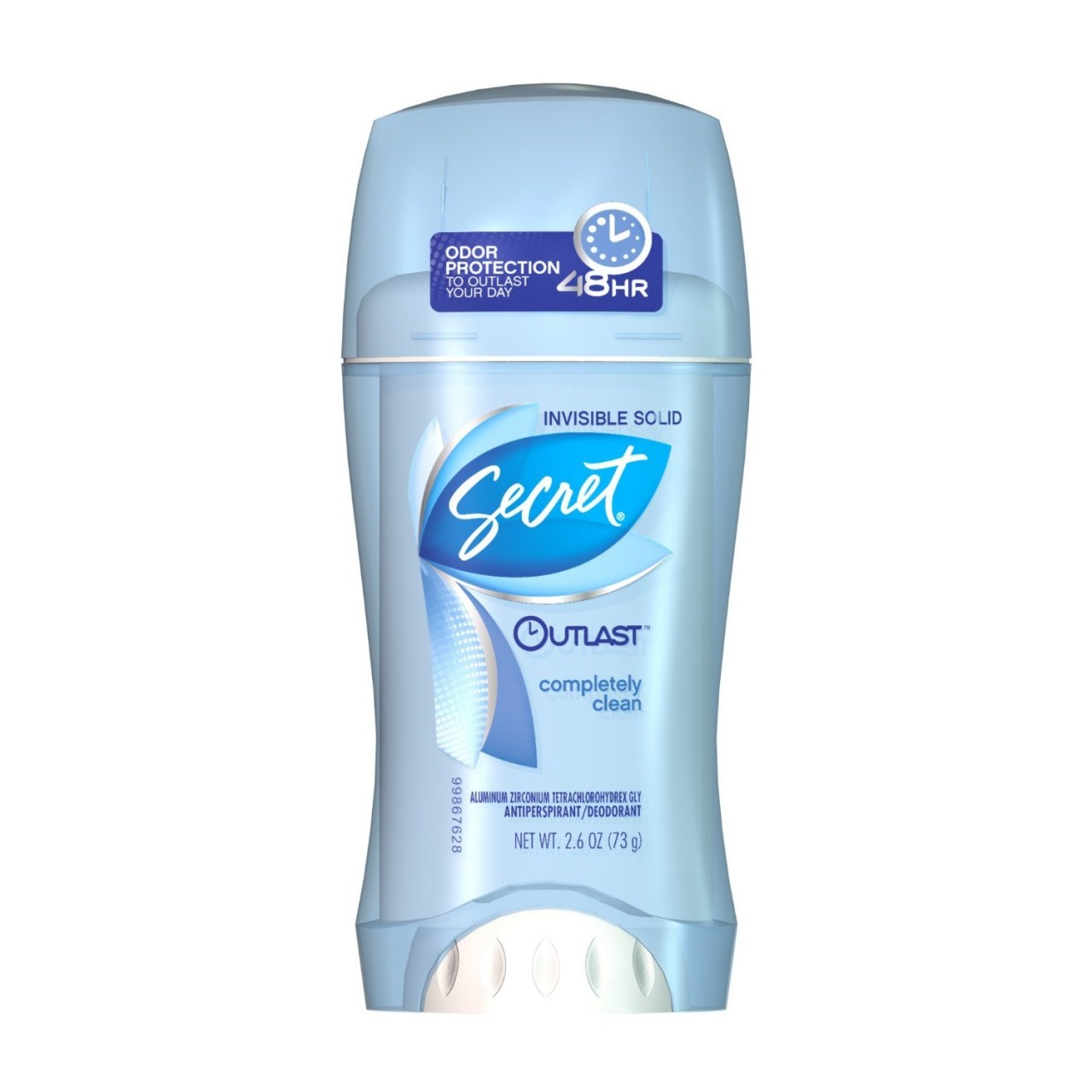 Secret Outlast Completely Clean Scent Women's Invisible Solid Antiperspirant & Deodorant 2.6 Oz