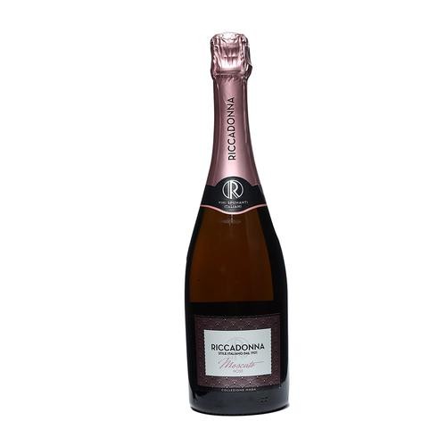 Riccadonna Moscato Rose Fresh and Light Wine Bottle 750 ml