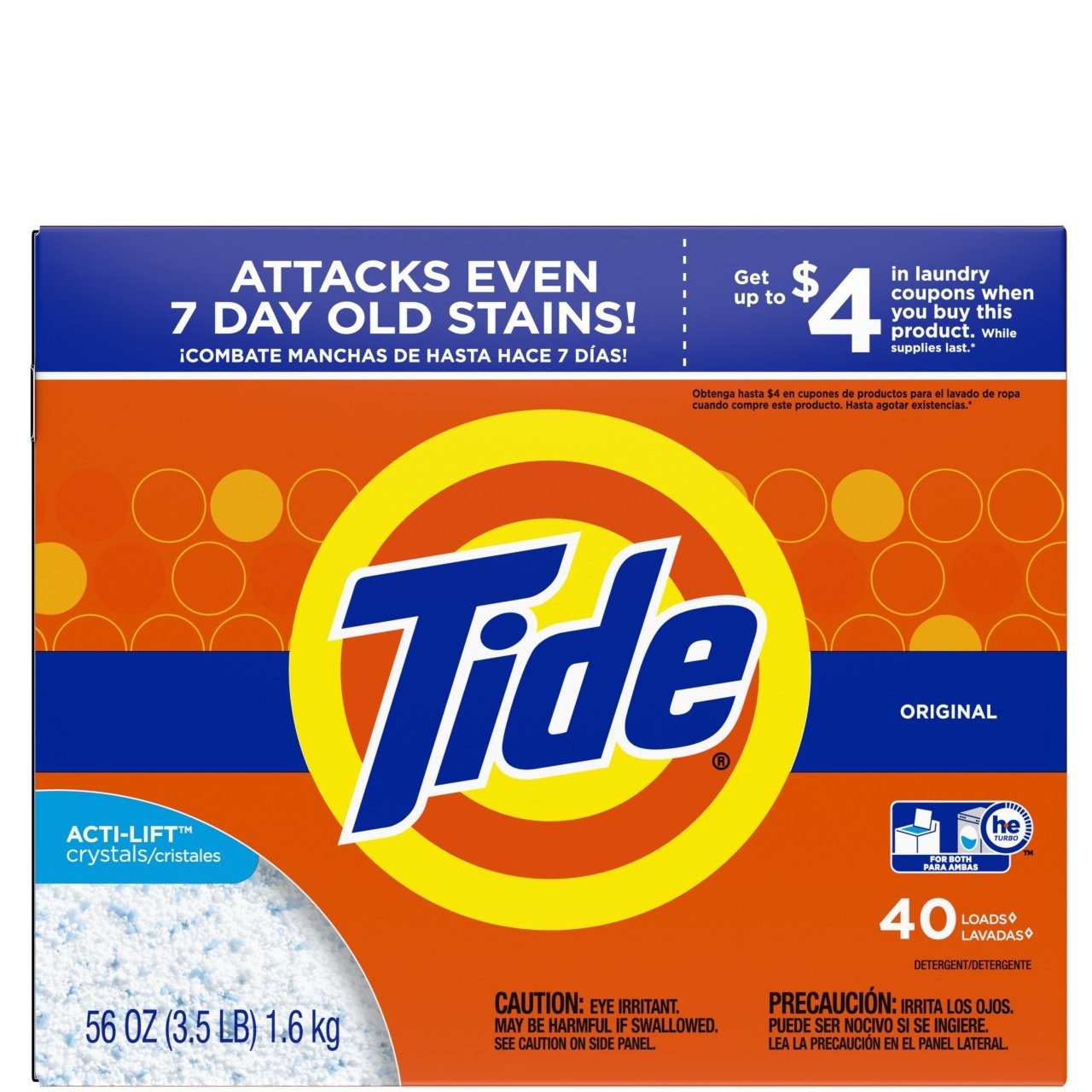 TIDE POWDER ULTRA ORIGINAL 56oz