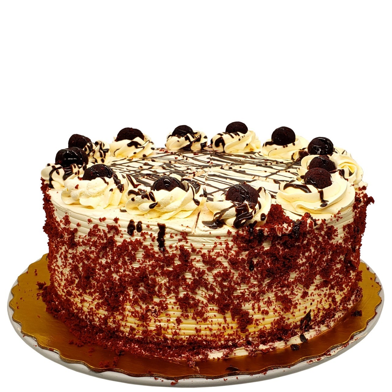 CAKE ROUND RED VELVET 10in