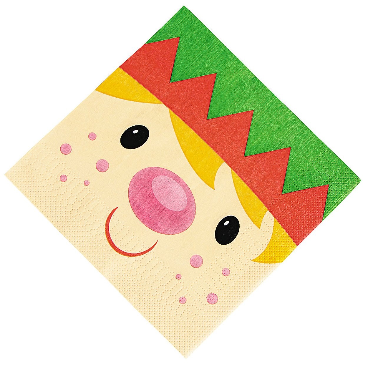 OT XMAS NAPKINS LUNCHEON ELF 16s