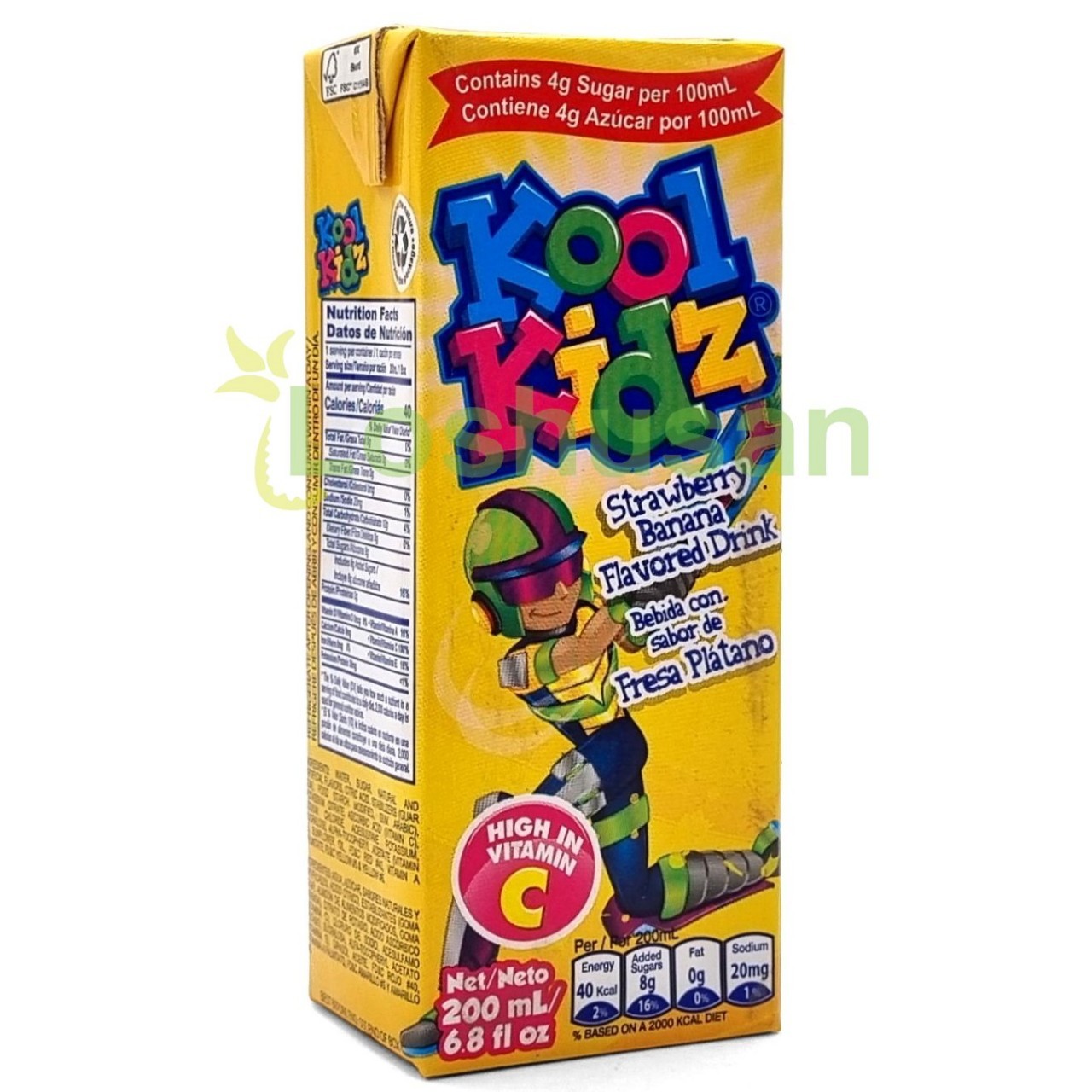 KOOL KIDZ STRAWBERRY BANANA 200ml