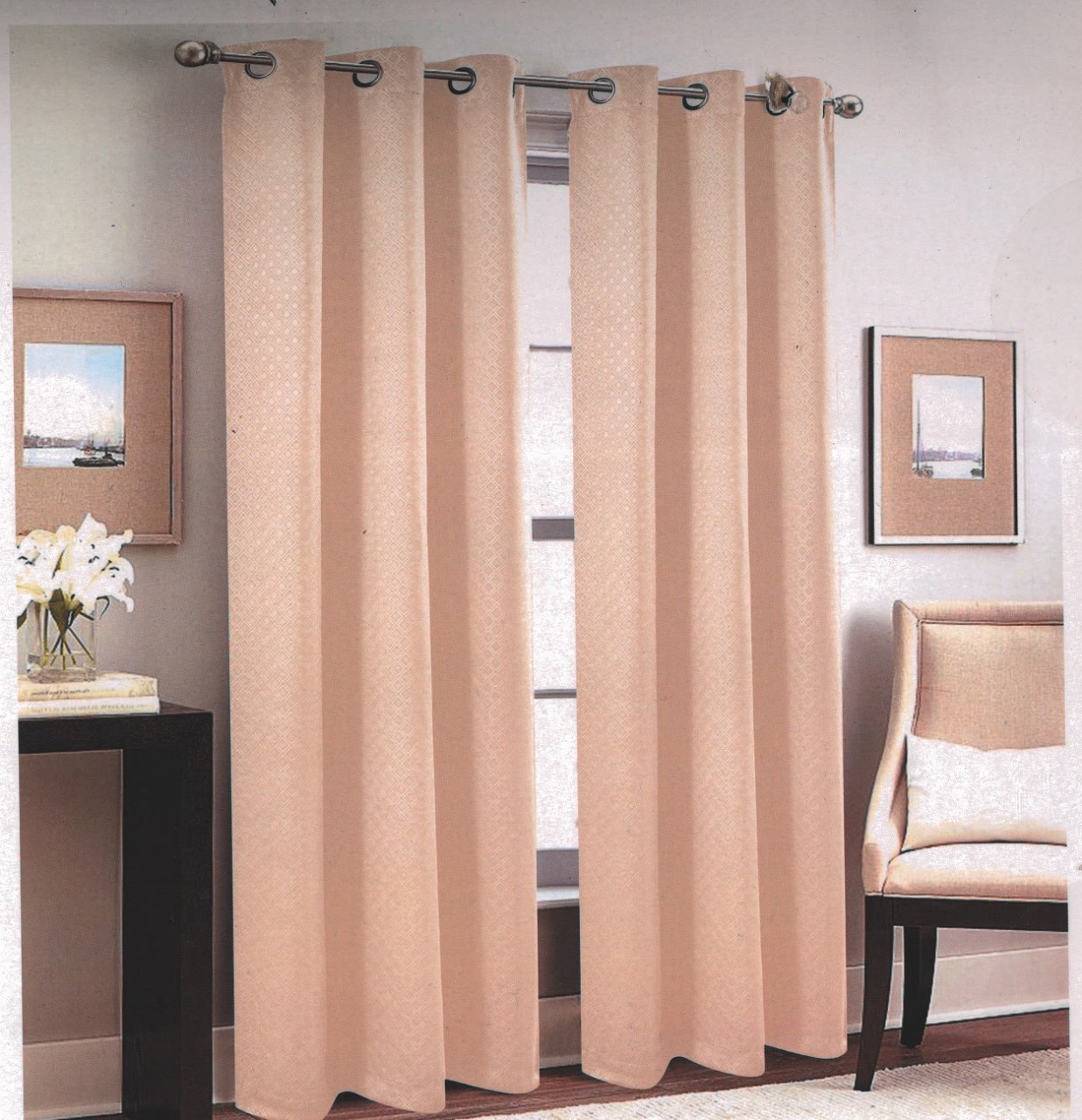 Grommet Panel Blackout , Diamond