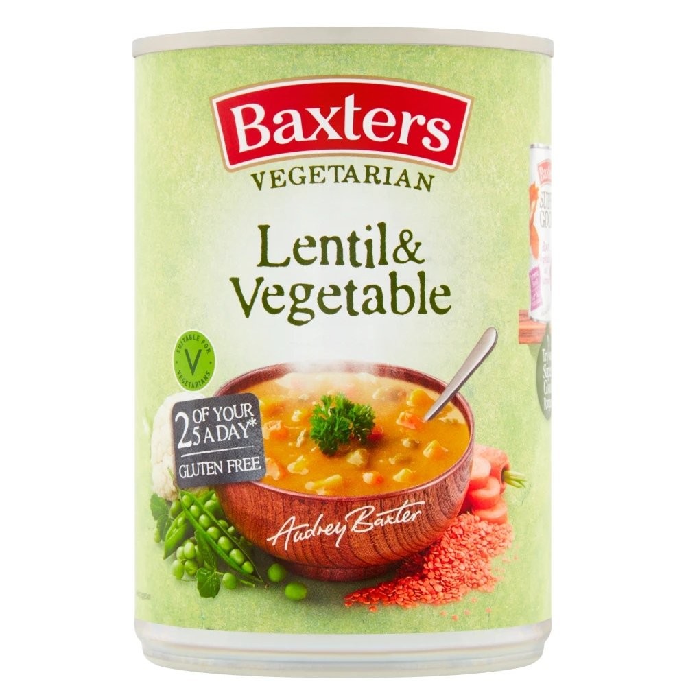 BAXTERS SOUP LENTIL & VEGETABLE 400g