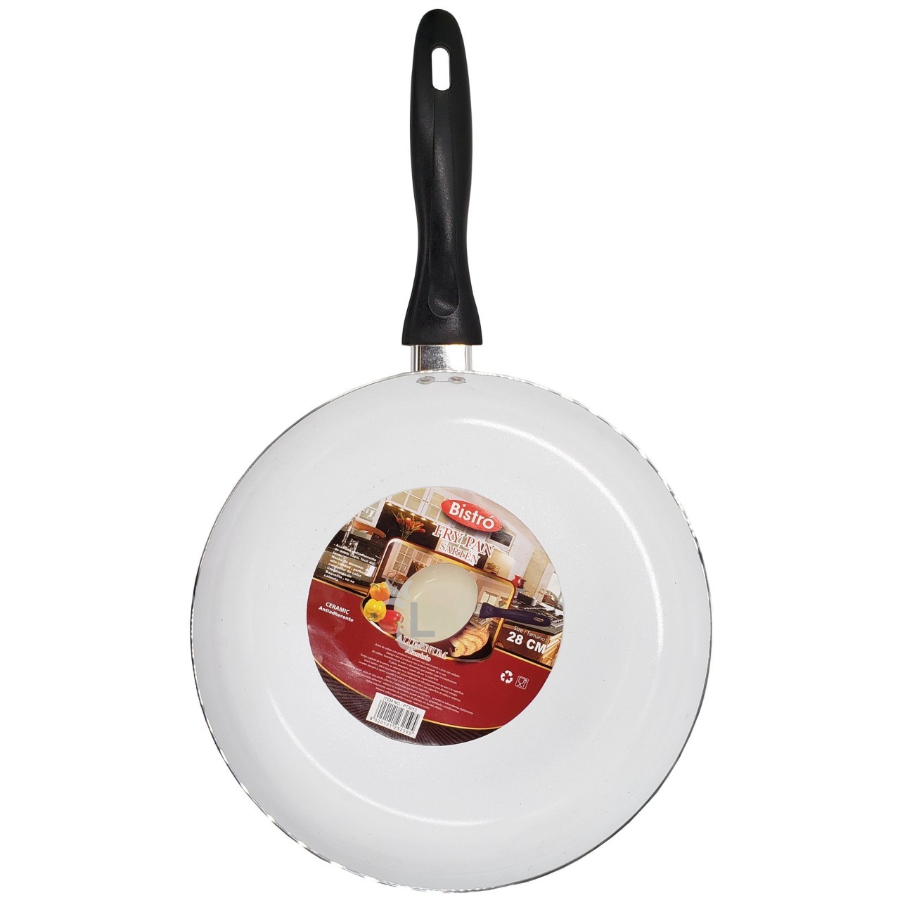 BISTRO FRYING PAN WHITE 28cm