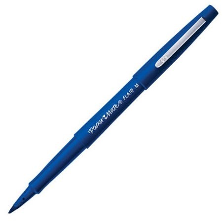 PAPER MATE FLAIR PEN BLUE 1ct