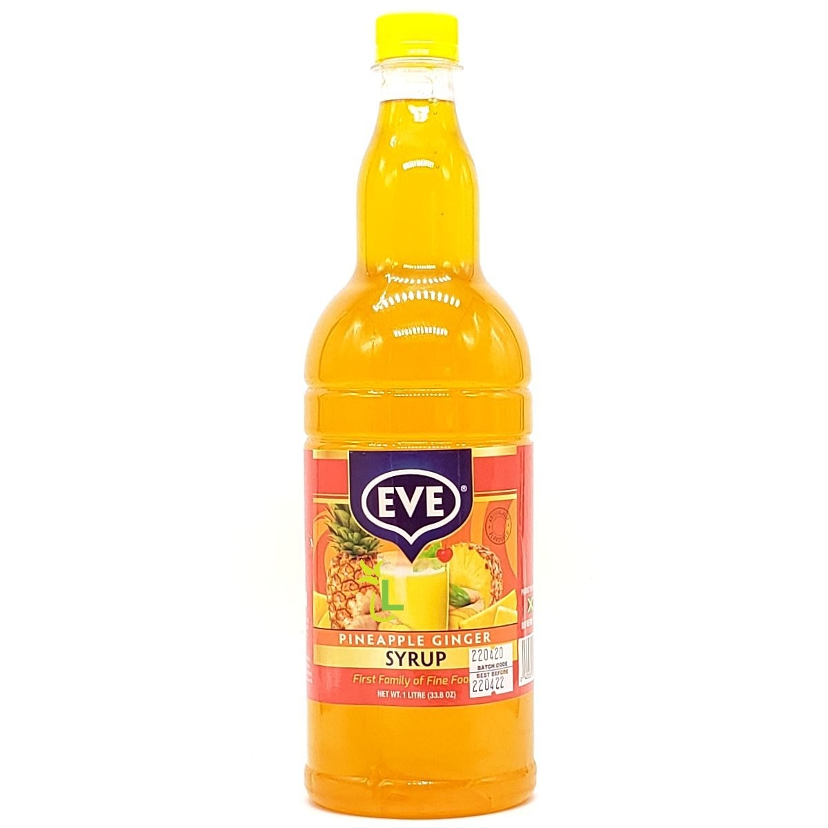 EVE SYRUP PINEAPPLE GINGER 1L