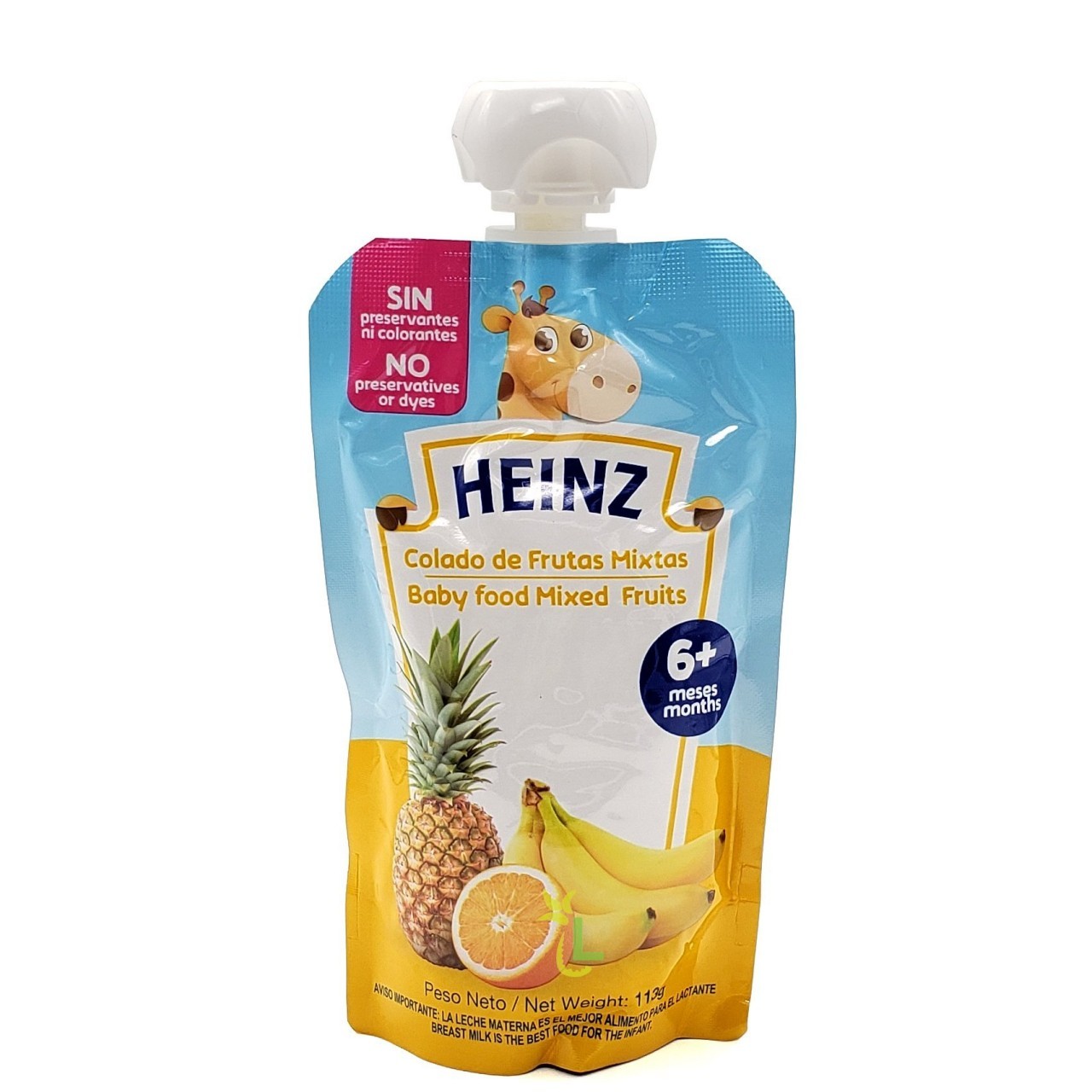 HEINZ BABY FOOD MIXED FRUITS 113g