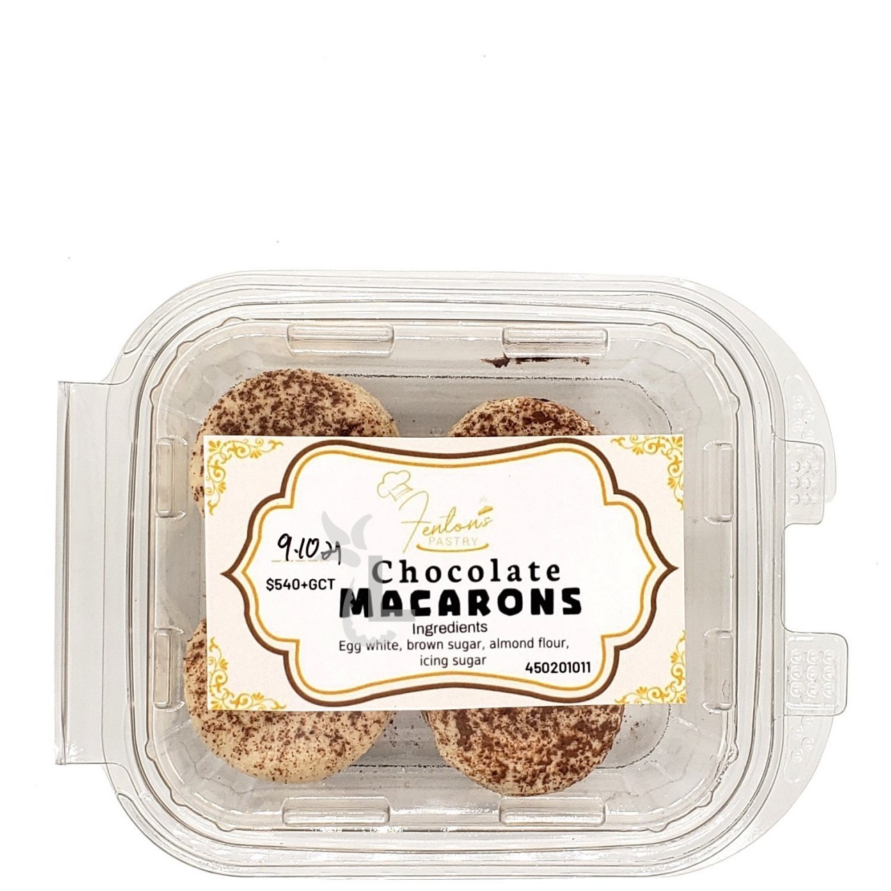 FENTONS MACAROONS CHOCOLATE 4ct