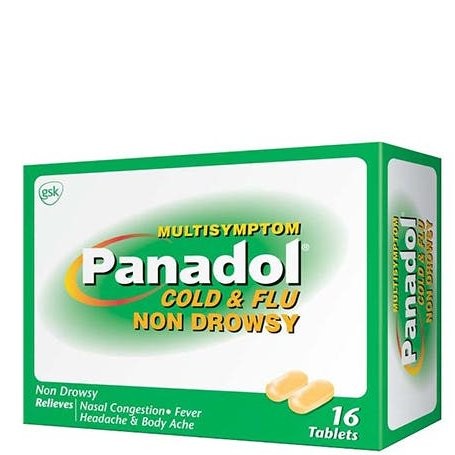 PANADOL MULTISYMPTOM NON DROWSY 16s