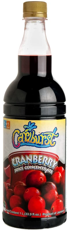 CARIBURST CRANBERRY JUICE C/TRATE 1LT