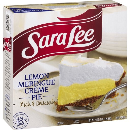 SARA LEE PIE LEMON MERINGUE CREME 23oz