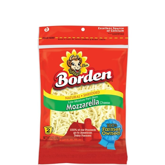 BORDEN MOZZARELLA SHRED 8oz