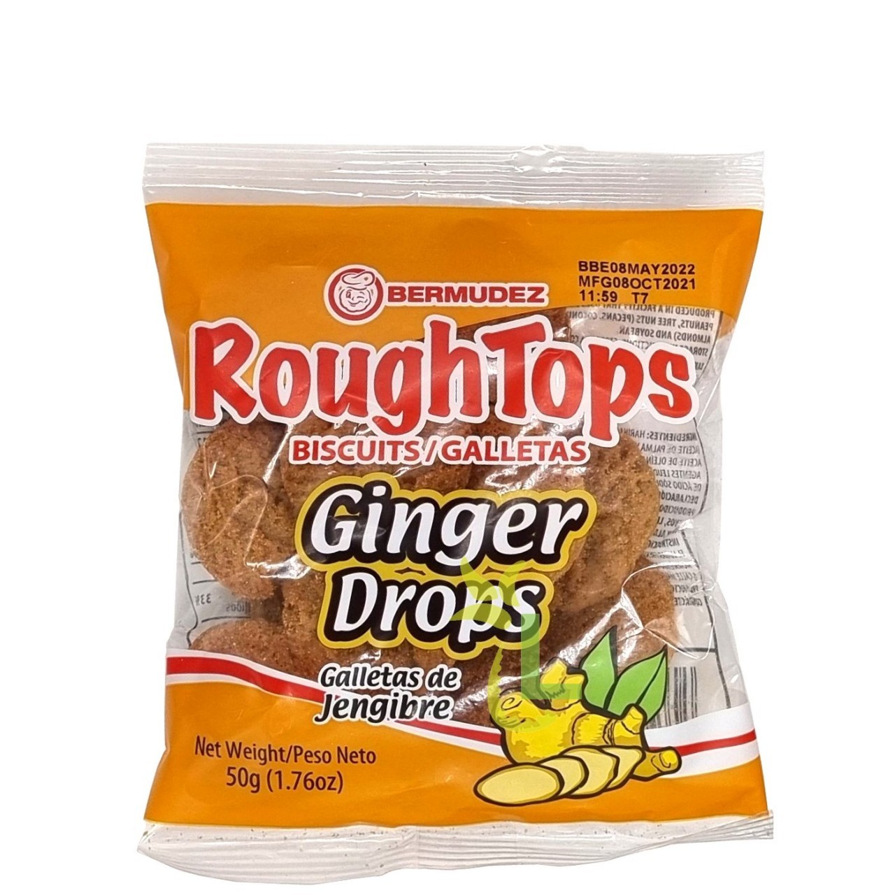 BERMUDEZ ROUGH TOPS GINGER 50g