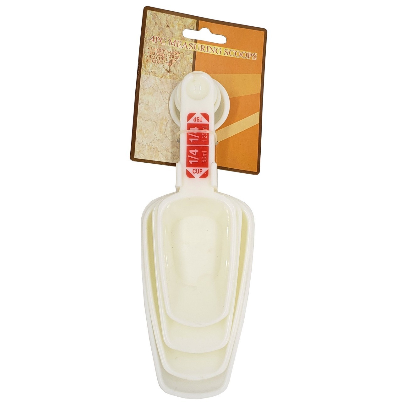 CREATIVE MEASURING SCOOPS 4pc