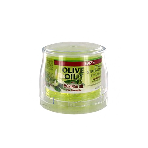 ORS Olive Oil With Moringa Oil Strand Strengthening Styling Gel, Ultra Firm Hold 8.5 Oz