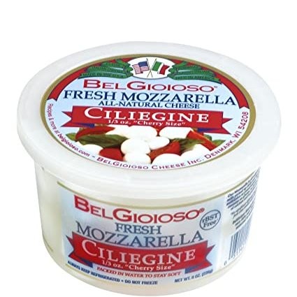 BELGIOIOSO MOZZARELLA CILIEGINE VAC 8oz