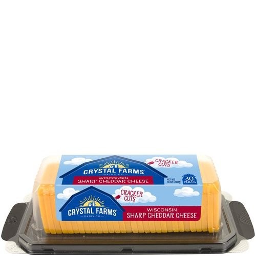 CRYSTAL FARMS SHARP CHEDDAR CHEESE CRKR/
