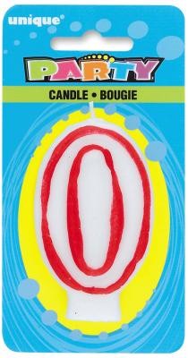Unique Dlxe Number Candle #0