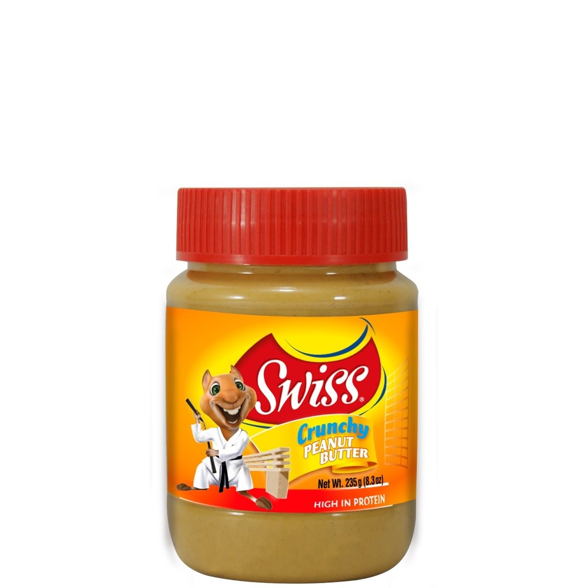 SWISS PEANUT BUTTER CRUNCHY 235g