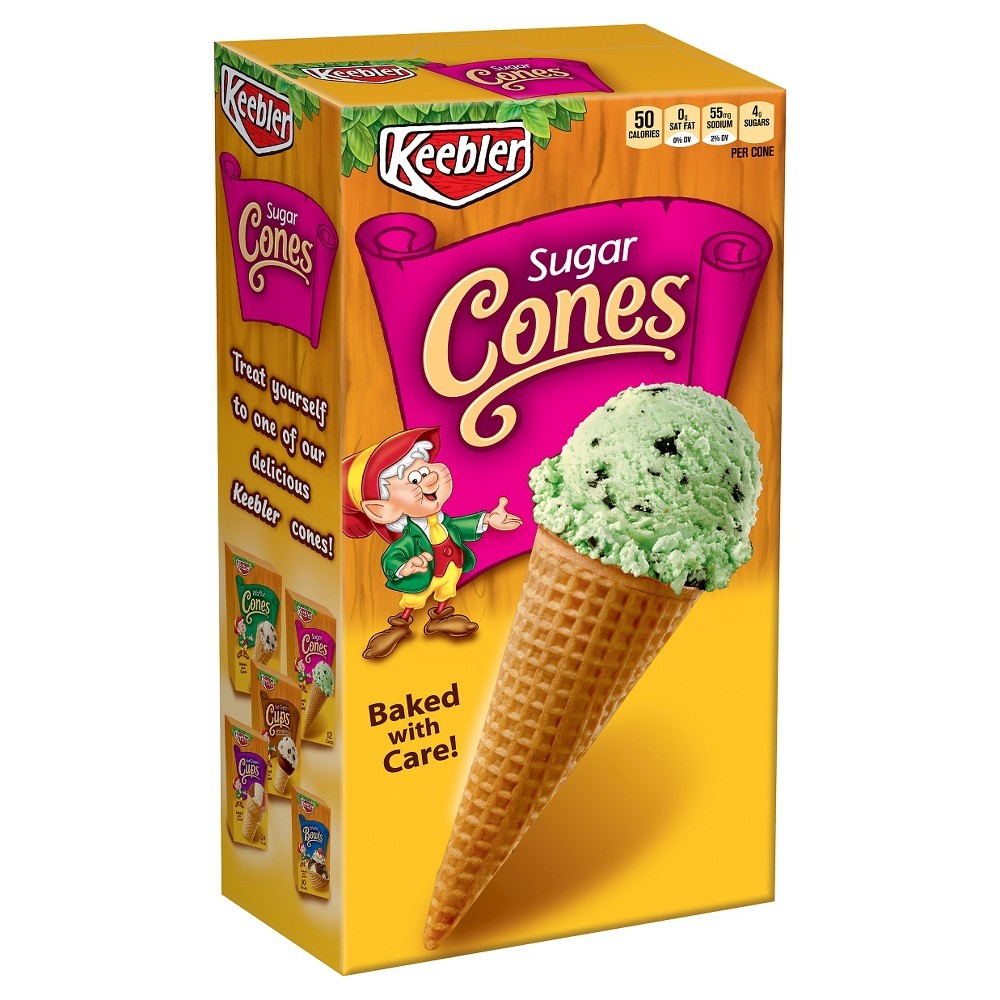 KEEBLER CONES SUGAR 113g