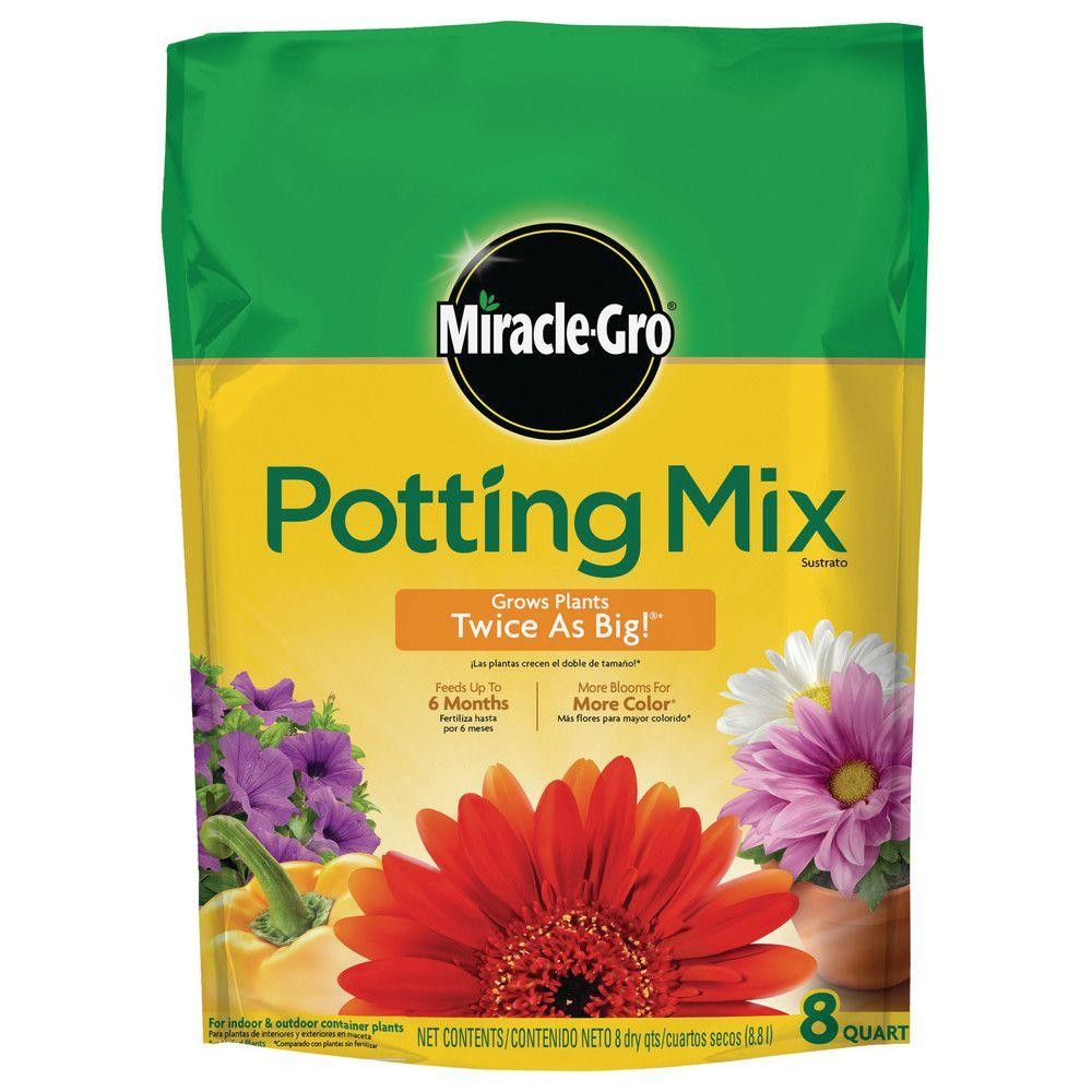 MIRACLE GRO POTTING MIX 8qt