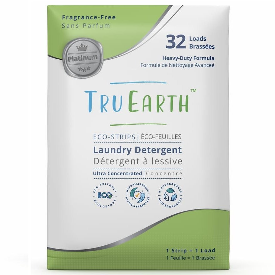TRU EARTH DETERGENT STRIPS FRAG FR 32s
