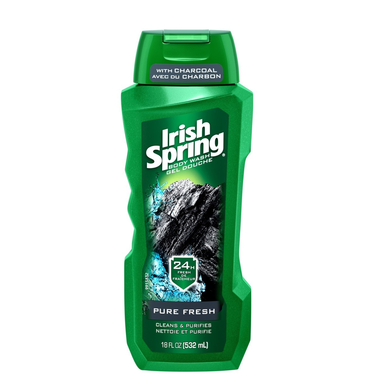 IRISH SPRING BODY WASH W CHARCOAL 18oz