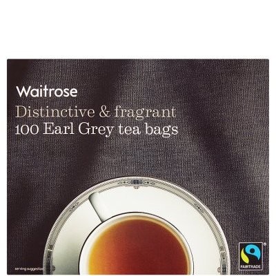 WAITROSE TEA EARL GREY 100s