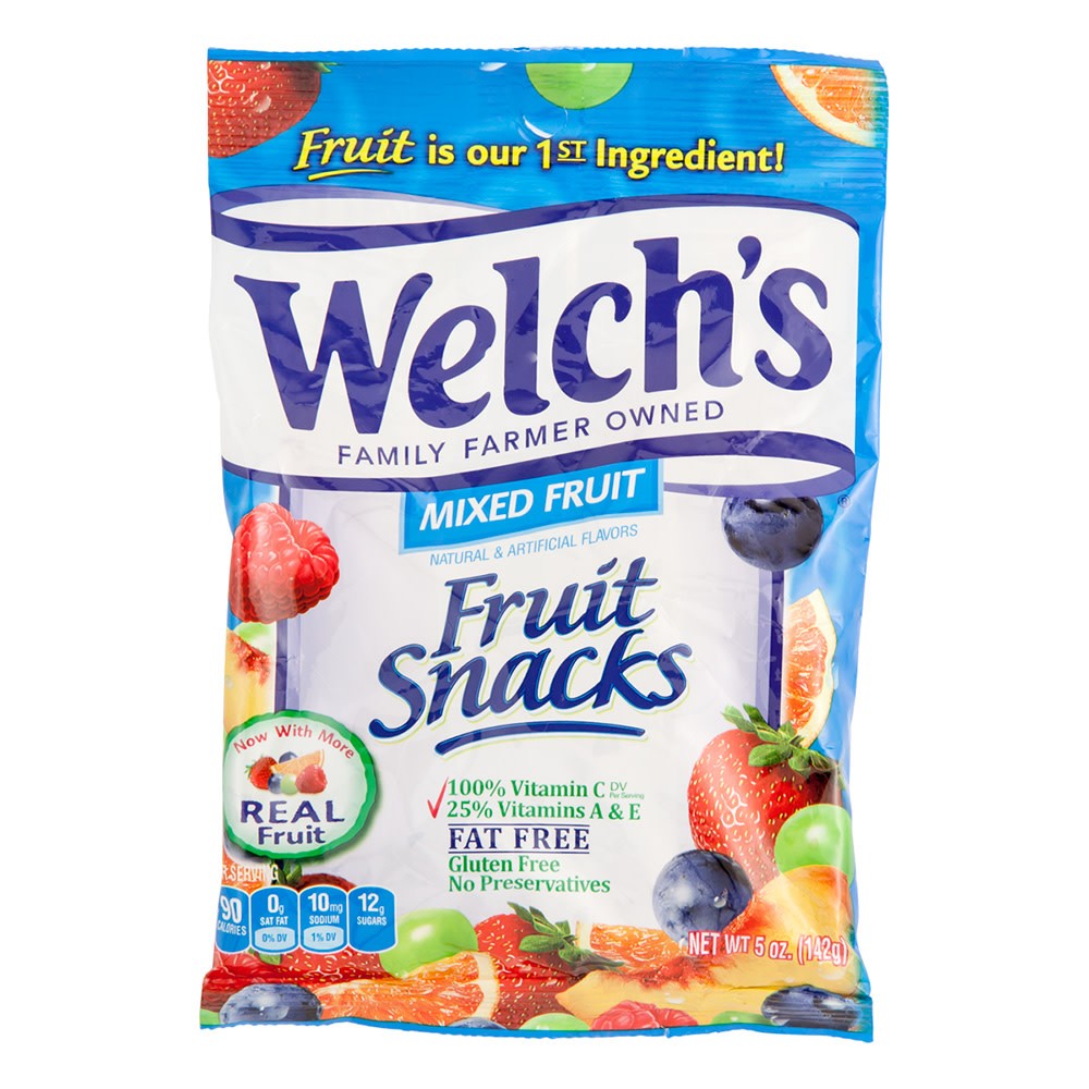 WELCHS FRUIT SNACK MIXED 5oz