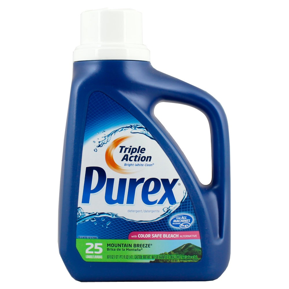 PUREX DETERGENT UCL MT BRZ W/BLEACH 50oz