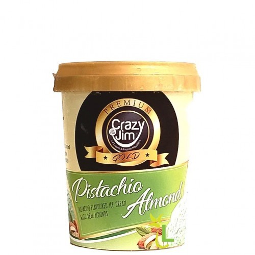 CRAZY JIM PISTACHIO ALMOND 16oz