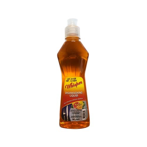 WHISPER D/WASHING LIQ CITRUS 330ml