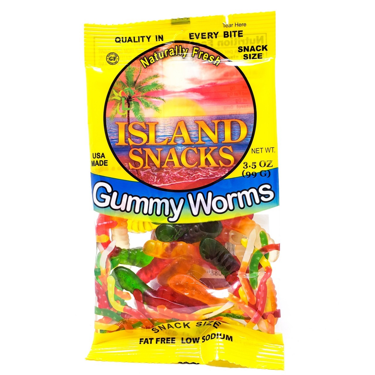 ISLAND SNACKS WORMS 4oz