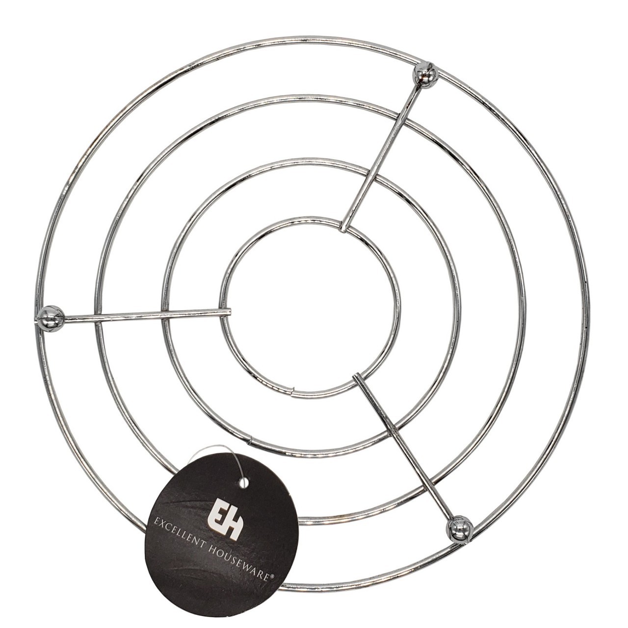 EXCELLENT HOUSEWARE TRIVET CHROME ct