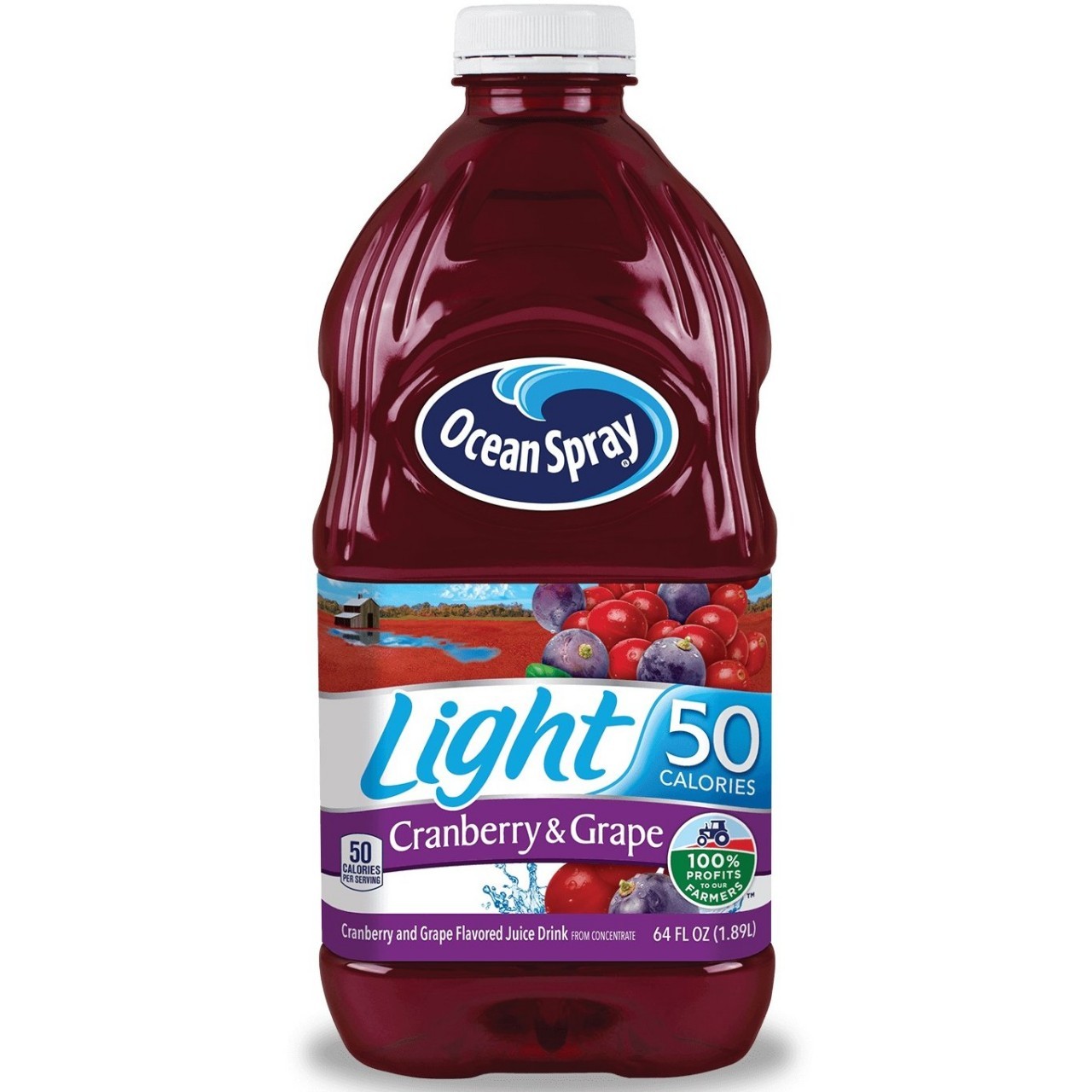 OCEAN SPRAY CRAN GRAPE LIGHT 64oz