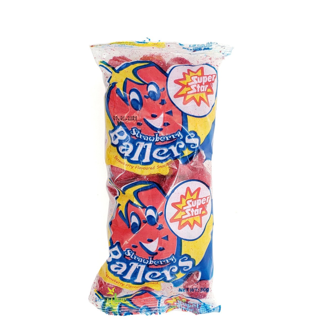 SUPER STAR STRAWBERRY BALLERS 30g