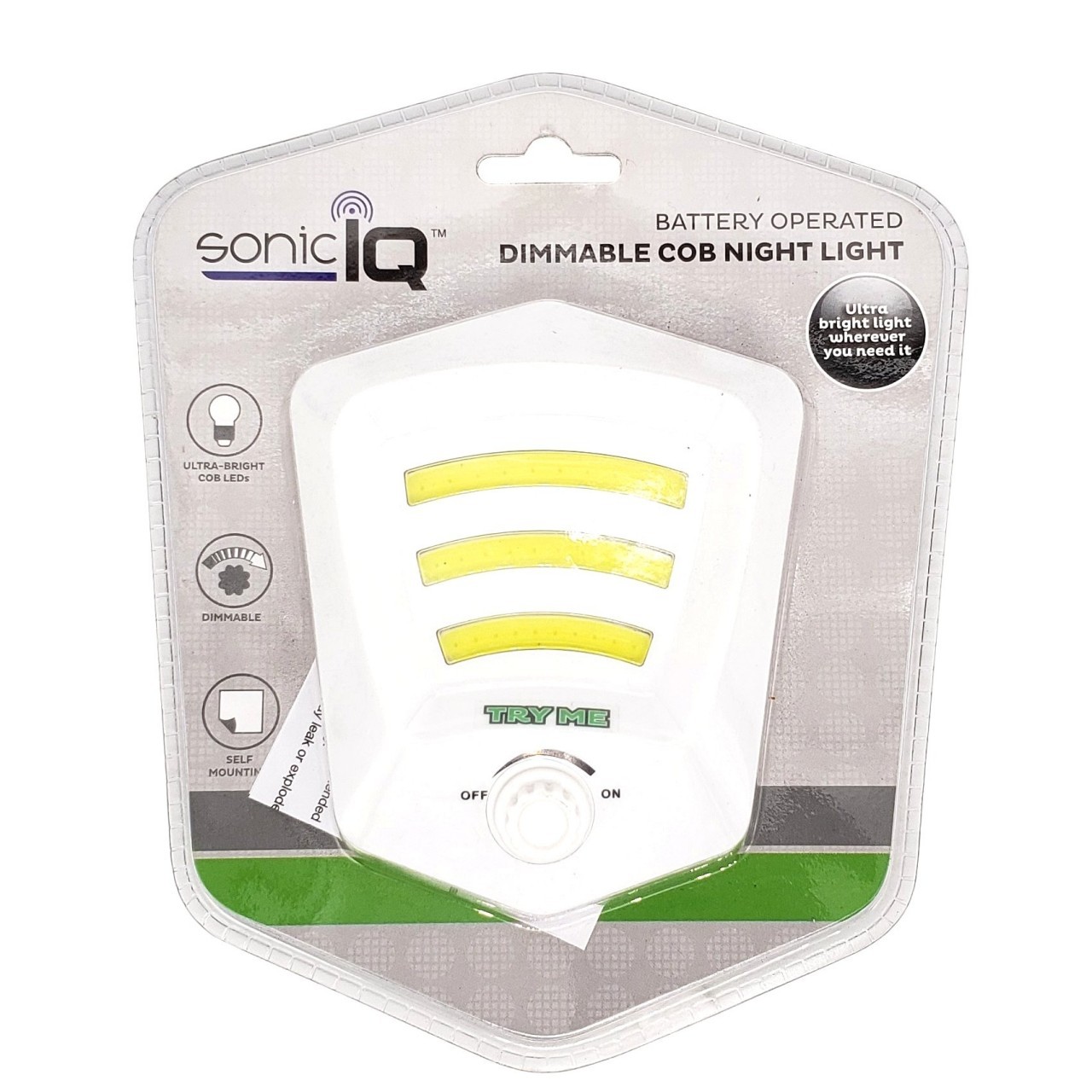 SONIC IQ COB NIGHT LIGHT DIMMABLE 1ct