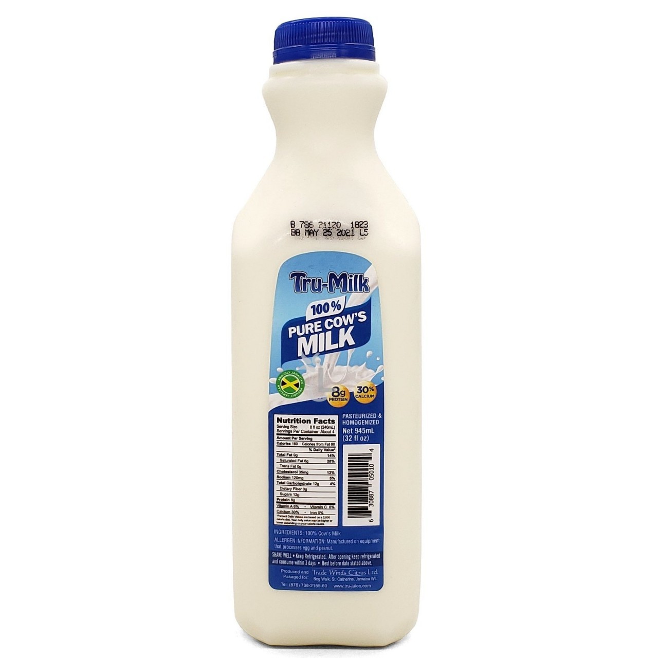 TRU-MILK 100% PURE COWS MILK 945ml