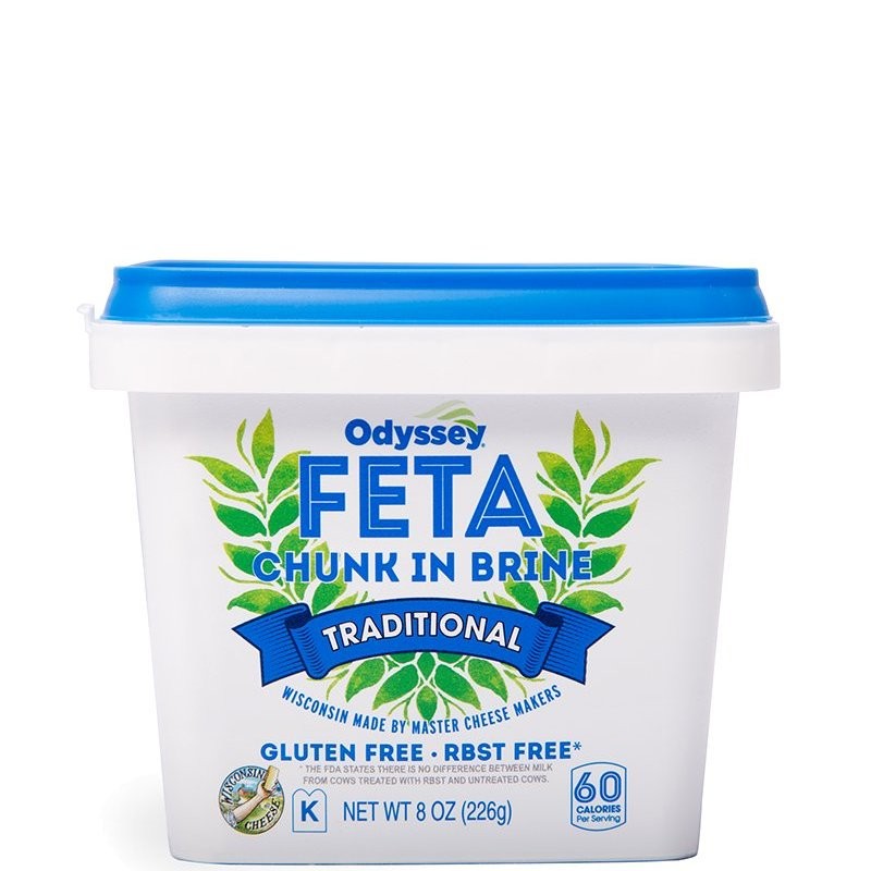 ODYSSEY FETA CHUNK BRINE 8oz