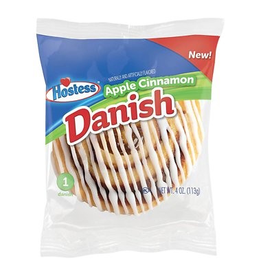 HOSTESS DANISH APPLE CINNAMON 4oz
