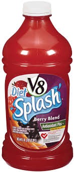 V8 SPLASH DIET BERRY 64oz