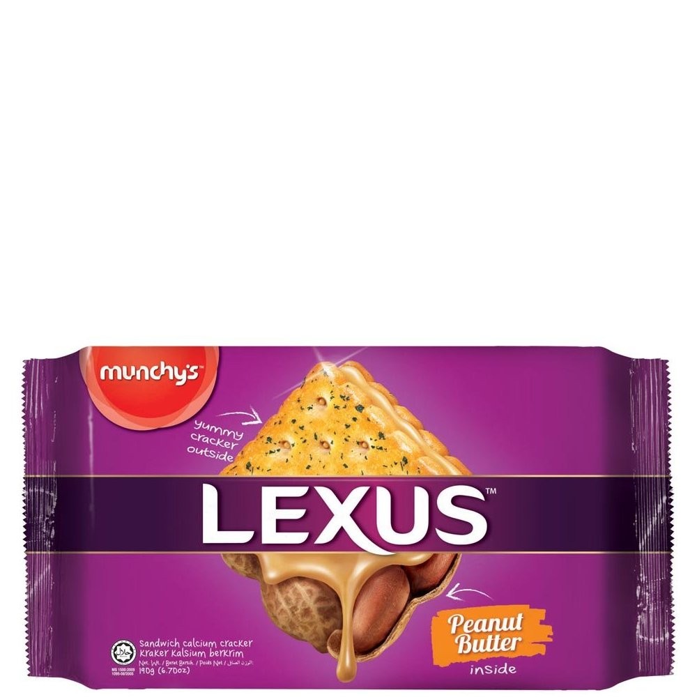 MUNCHYS LEXUS PEANUT BUTTER 190g