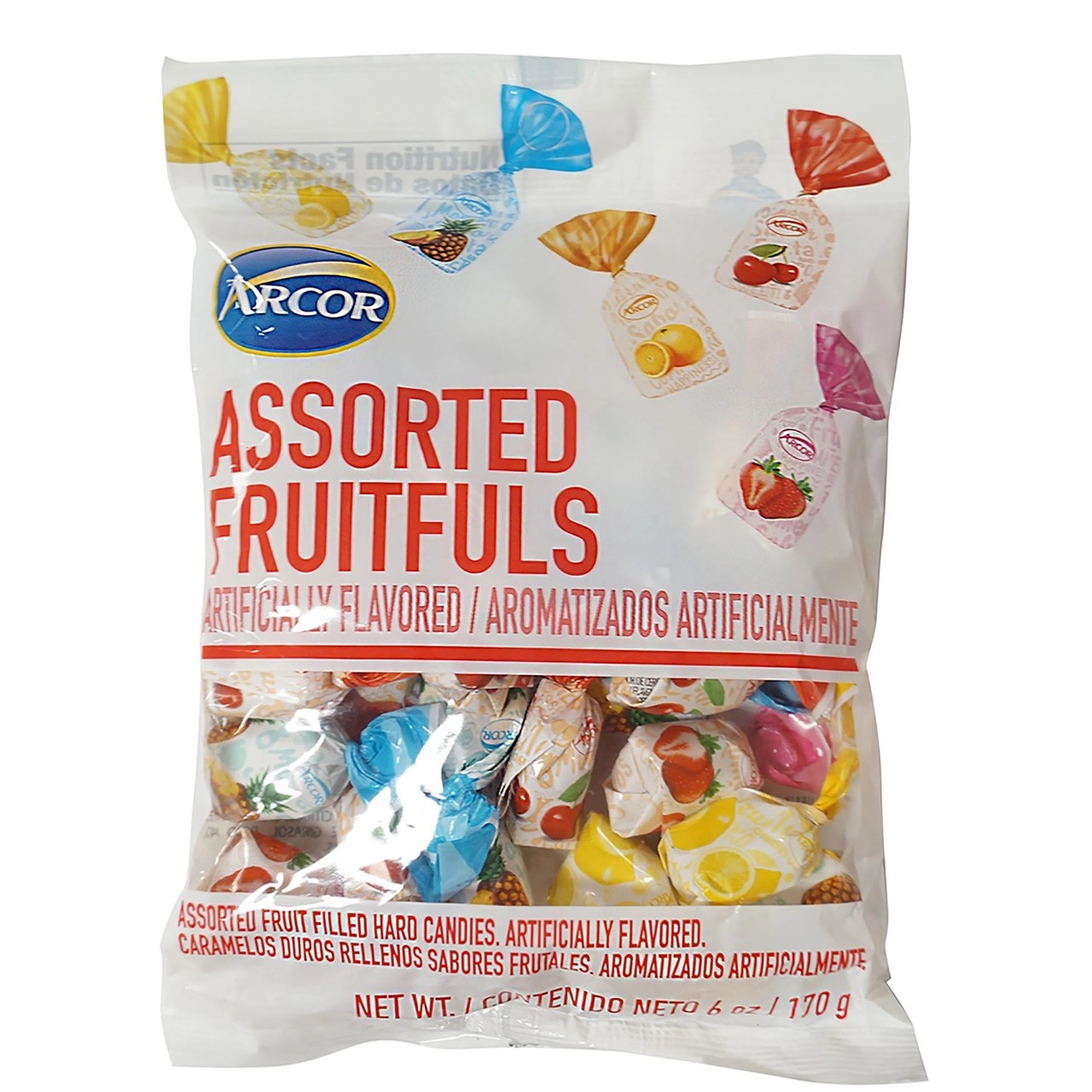 ARCOR ASSORTED FRUITFULS 6oz