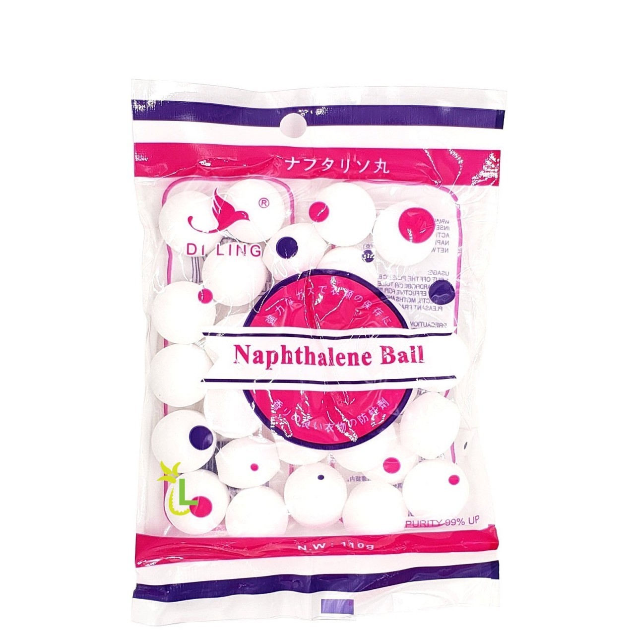 DI LING NAPHTHALENE MOTH BALLS 110g