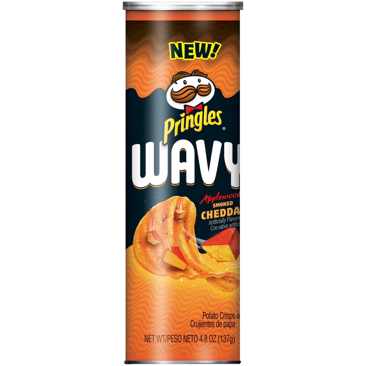 PRINGLES WAVY CHEDDAR 137g